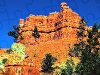 Park Narodowy Bryce Canyon, Stany Zjednoczone, Stan Utah, Skały
