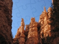 Bryce, Park, Utah, USA, Narodowy, Canyon