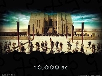 budowla, 10000 Bc, atak