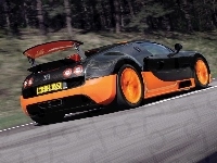 Pomarańczowe, Bugatti Veyron 16.4 Super Sport, Alufelgi