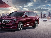 2021, Buick Enclave Avenir, Wiśniowy
