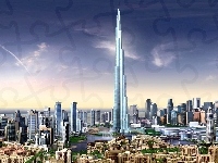 Burj Khalifa, Dubaj, 828m