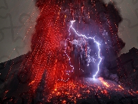 Wyspa, Erupcja, Kiusiu, Burza, Wulkanu Sakurajima