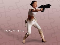 buty, Star Wars, karabin, Natalie Portman