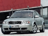 C5, Srebrne, Audi A6, Przód