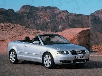 Srebrne, Cabrio, Audi A4