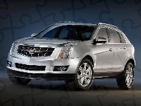 Cadillac SRX, Srebrny, SUV