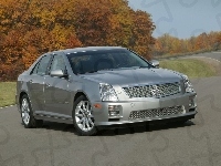 Srebrny, Cadillac STS