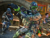 Broń, Walka, Bieg, Call of Duty Modern Warfare 2, Postacie, Dom, Gra, Ulica