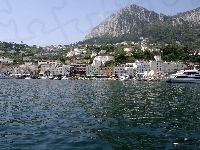 Capri, Panorama, Miasta, Włochy