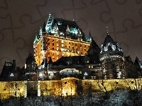 Chateau Frontenac, Kanada, Hotel, Zamek, Quebek