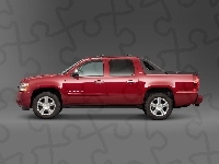 Chevrolet Avalanche, Lewy, Bok, Relingi