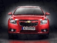 Chevrolet Cruze, Przód, Rejestracja