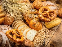 Pieczywo, Chleb, Bułki, Zboże, Kłosy