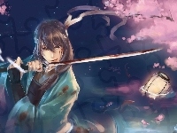 Krew, Chłopak, Katana