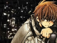chłopiec, deszcz, Tsubasa Reservoir Chronicles
