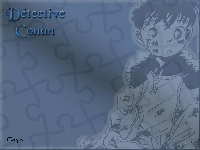 chłopiec, Detective Conan, rysunek, ubranie
