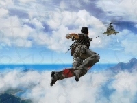 Chmury, Just Cause 2, Helikopter