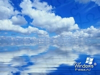 woda, chmury, Windows XP