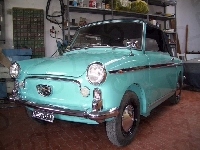 Chrom, Błękitny, Autobianchi Bianchina, Garaż