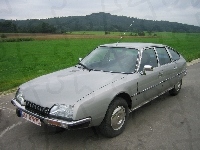 Chromowane, Srebrny, Citroen CX, Lusterka