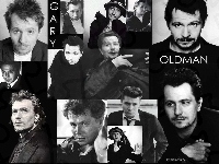 ciemny strój, Gary Oldman, czapka