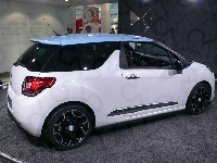 Citroen DS3, Alufelgi, Prawy, Bok, Czarne