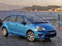 Citroen C4 Picasso, Niebieski, Nabrzeże