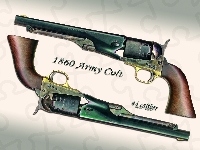 Colt, 44, 1860, Army, Cal