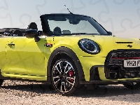 Kabriolet, Mini John Cooper Works, Żółty