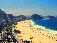 Copacabana, Plaża, Rio De Janerio