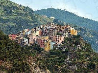 Corniglia, Domy, Góry, Włochy