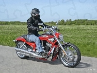Cruiser, Czerwony, Harley Davidson Screamin Eagle
