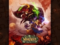 walka, kobieta, wojownik, World Of Warcraft The Burning Crusade