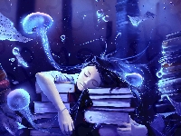 Książki, Cyril Rolando, Dziewczyna, Meduzy
