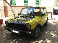 Czarna, Żółty , Autobianchi A112, Maska