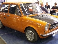 Czarna, Pomarańczowy, Autobianchi A112, Maska