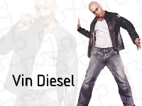 czarna kurtka, Vin Diesel, okulary