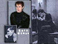 czarna kurtka, Gary Oldman, papieros