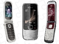 Czarna, Nokia 7020, Srebrna, Otwarta