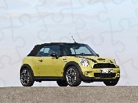 Czarne, Mini Cooper Cabrio, Pasy