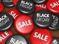 Czarne, Krążki, Black Friday, Sale, Czerwone