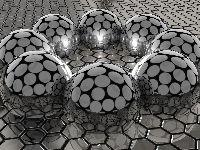 Czarno-Białe, 3D, Kule