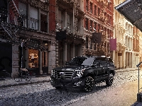 Ulica, Czarny, Cadillac Escalade, Domy