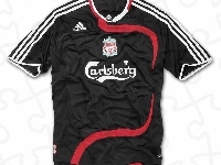 Czarny, Koszulka, Liverpool, Logo