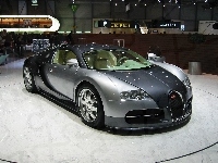 Czarny, Bugatti Veyron, Srebrny, Targi