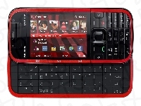QWERTY, Czerwona, Nokia 5730 XpressMusic