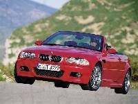 Cabrio, Bmw, Czerwone