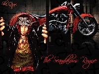 czerwone włosy, Saiyuki, motor