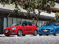 Suzuki Swift, Niebieskie, Czerwone